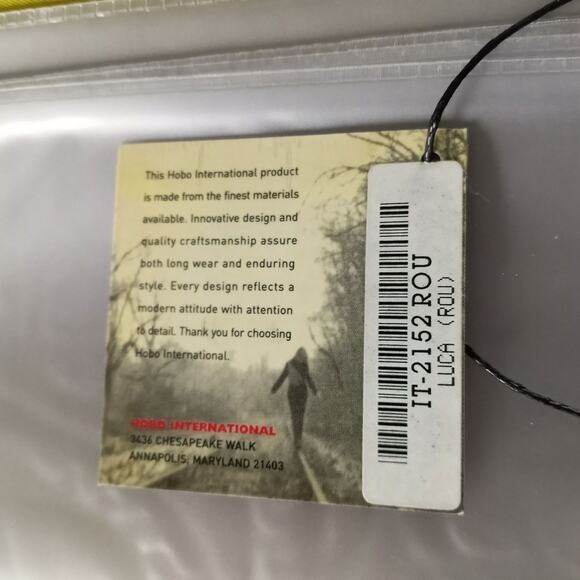 Vintage HOBO Leather Photo Album W/ Sleeves NEW TAGS Wine Red Keepsake Book - Picture 5 of 6